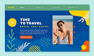 旅行社业务登陆页面模板